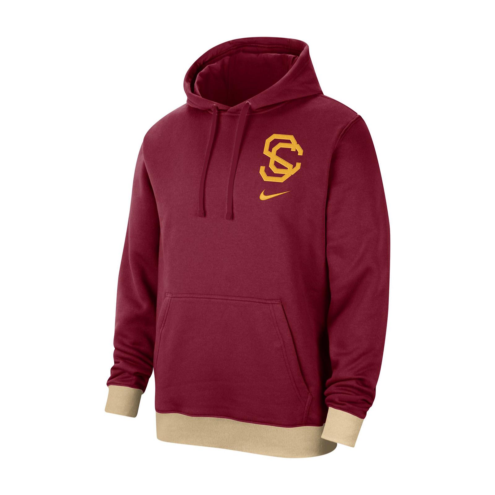 USC Trojans Men's Nike Cardinal SC Interlock Retro Fleece